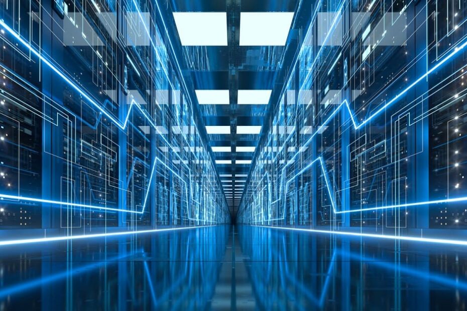 Server racks in data centers