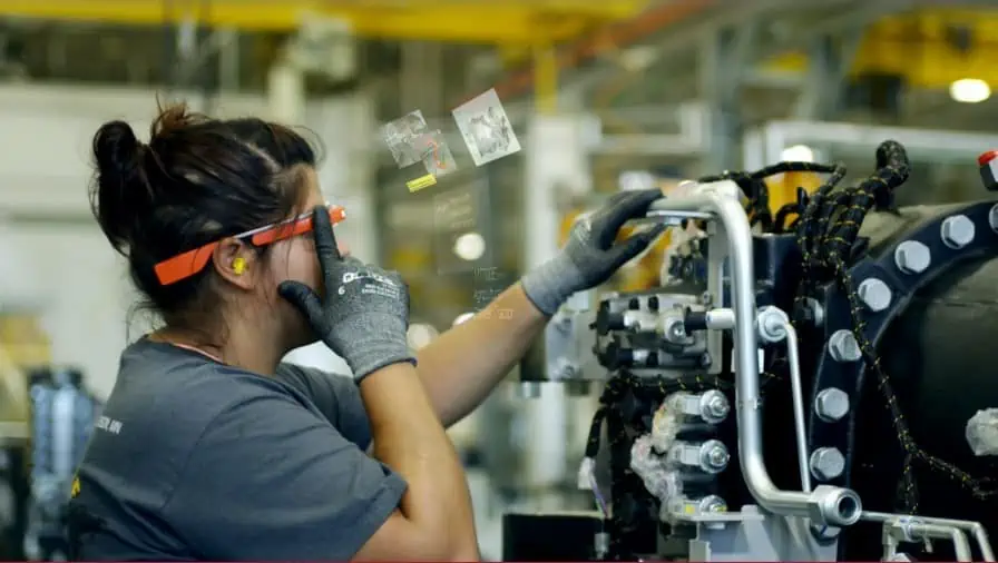 Augmented Reality on Factory Floor