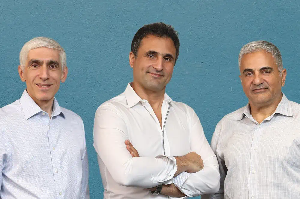 Eliyan founders (from left): Syrus Ziai, Ramin Farjadrad, Patrick Soheili