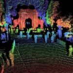 Chinese lidar company Hesai's point cloud image