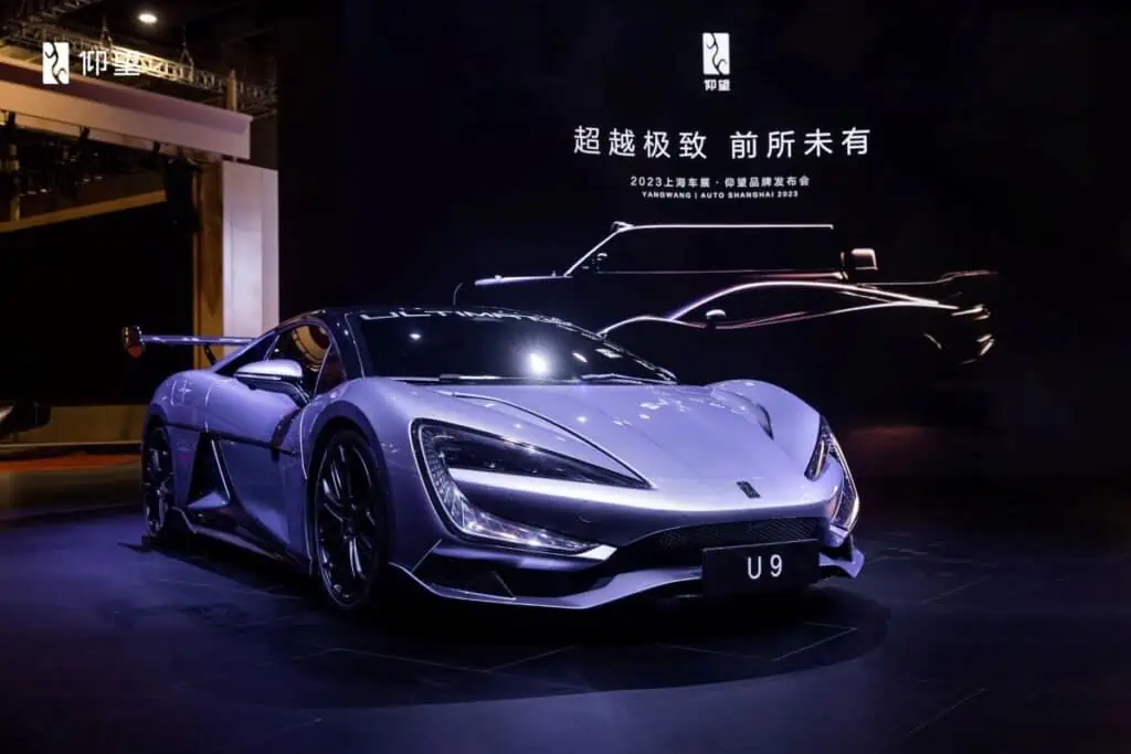 BYD's new energy vehicle, Yangwang U9, unveiled at Auto Shanghai 2023